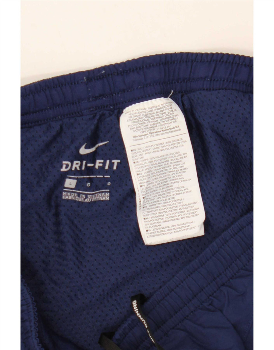 Ανδρικό αθλητικό σορτς Nike Dri Fit Μεγάλο μπλε ναυτικό ριγέ πολυεστέρα
