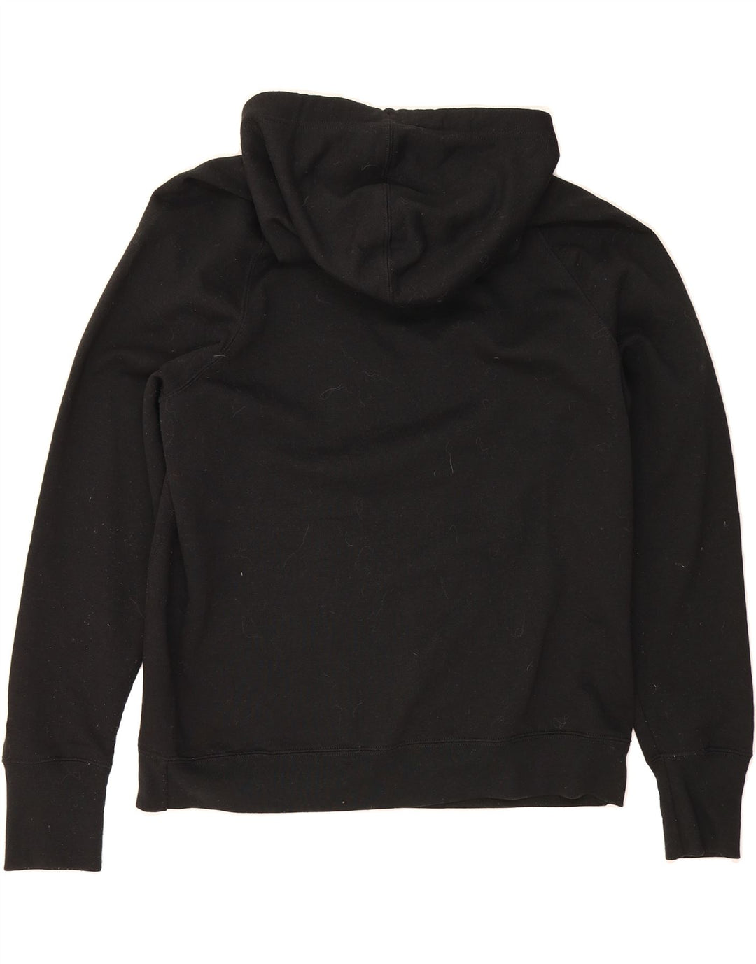 CHAMPION Womens Graphic Hoodie Jumper UK 16 Large Black Polyester Vintage Champion and Second-Hand Champion from Messina Hembry 