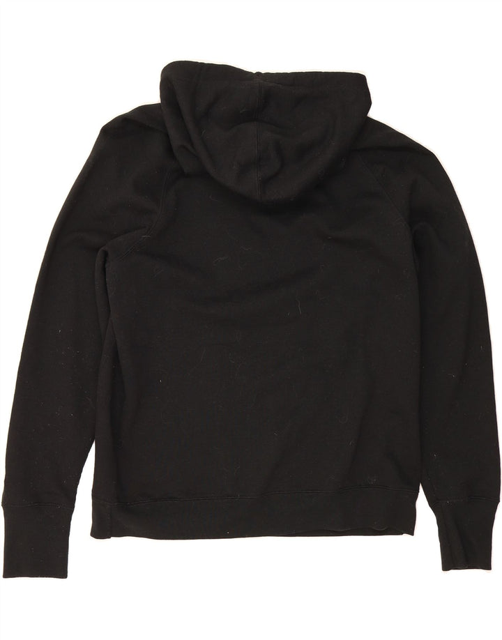 CHAMPION Womens Graphic Hoodie Jumper UK 16 Large Black Polyester Vintage Champion and Second-Hand Champion from Messina Hembry 