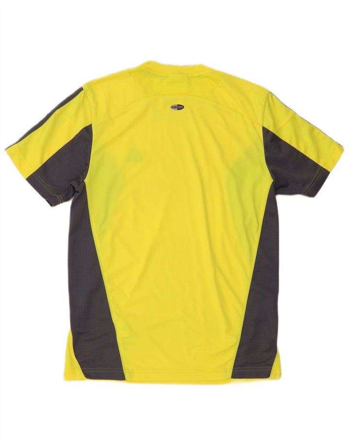 Adidas Ανδρικό T-Shirt Clima 365 Top Small Yellow Colourblock Πολυεστέρας