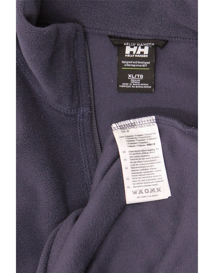HELLY HANSEN Ανδρικό φερμουάρ Fleece Jumper XL Navy Blue Polyester