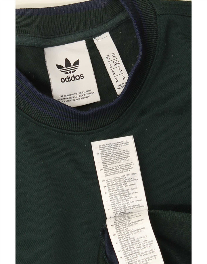 Ανδρικό T-Shirt Adidas Top Μεσαίο Πράσινο Πολυεστέρας