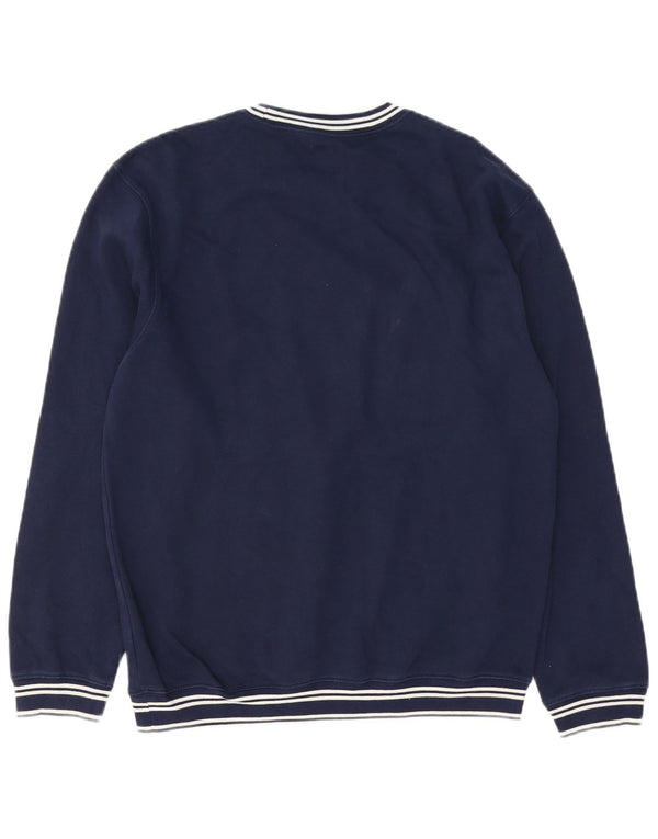 Ανδρικό γραφικό φούτερ Gap Jumper Small Navy Blue Cotton
