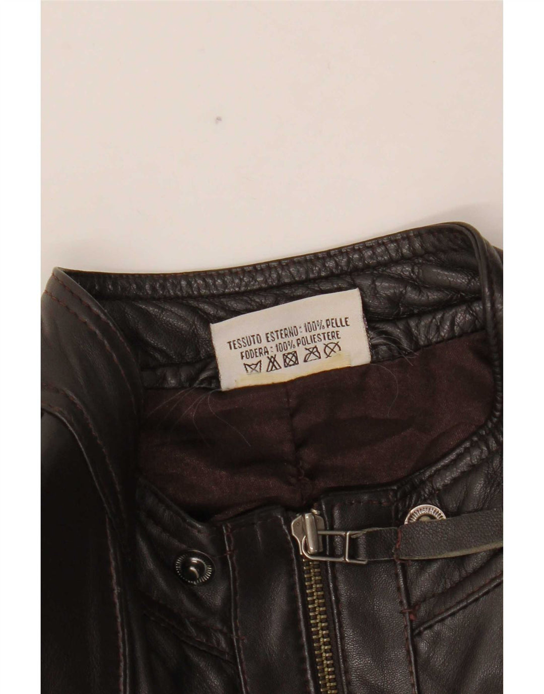 Σε Extenso Γυναικείο Bomber Δερμάτινο Μπουφάν UK 18 XL Brown