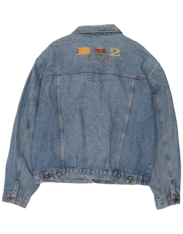 Ανδρικό τζιν μπουφάν Base 92 Graphic UK 42 XL Blue