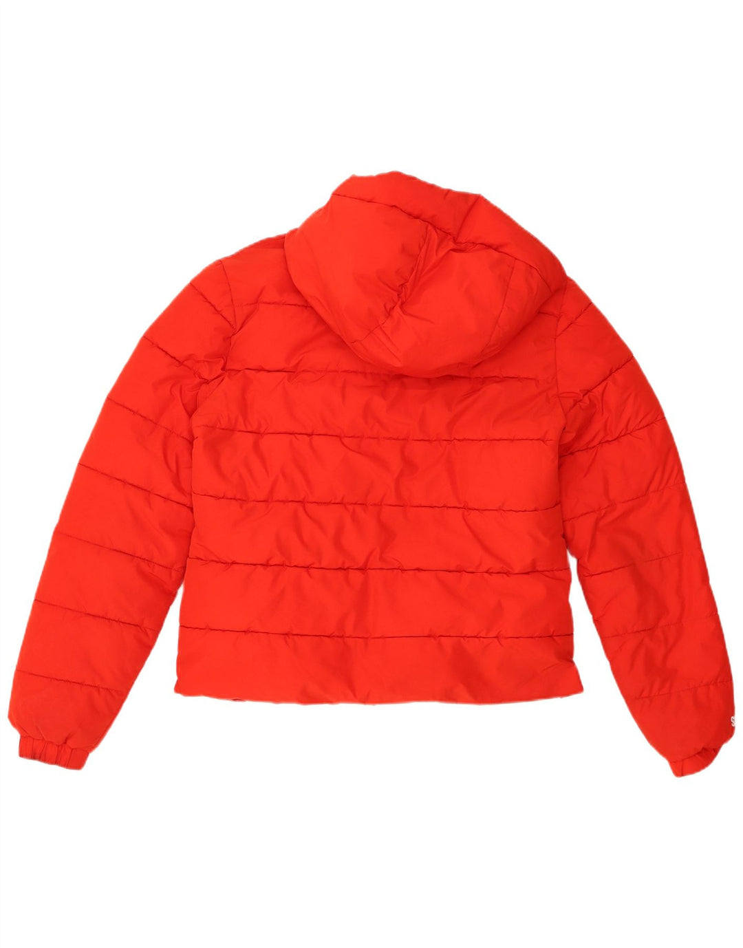 Superdry γυναικείο μπουφάν με κουκούλα UK 12 μεσαίο κόκκινο πολυεστέρας