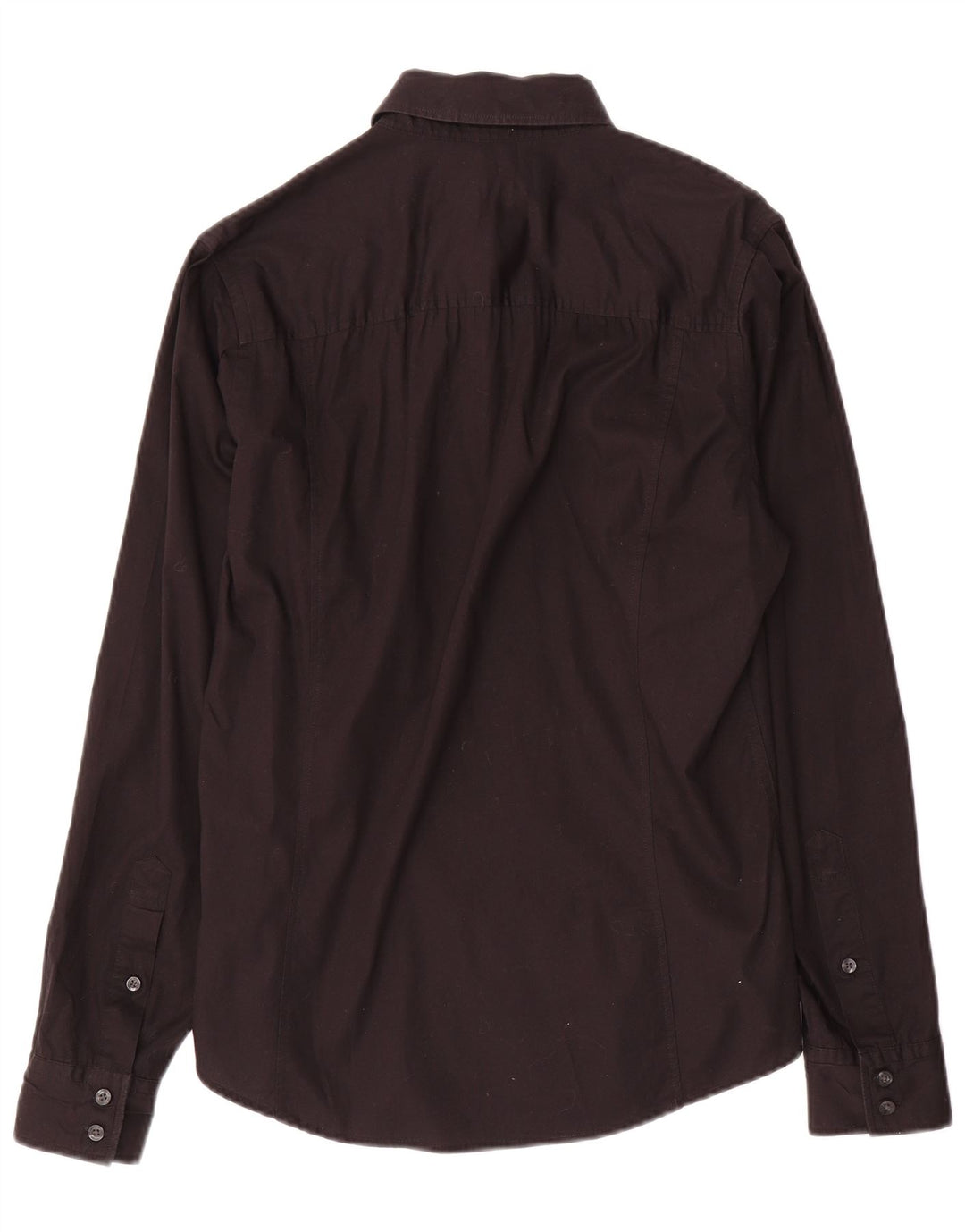 Ανδρικό πουκάμισο Calvin Klein Jeans, μεσαίο μαύρο βαμβακερό