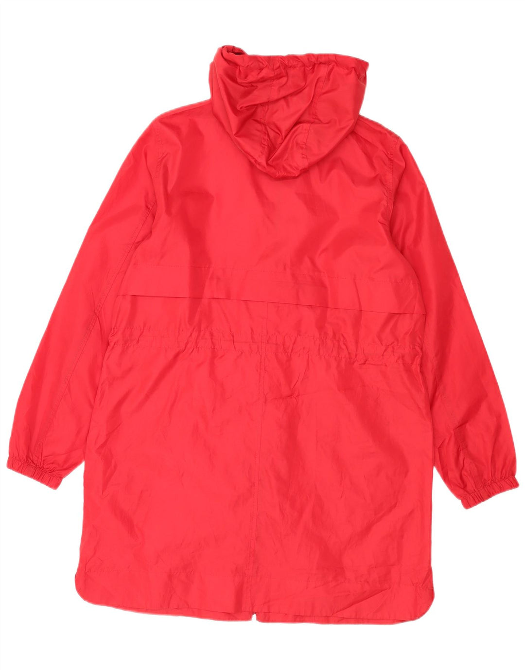 Marks & Spencer Γυναικείο Αδιάβροχο με κουκούλα UK 14 Medium Red Polyester