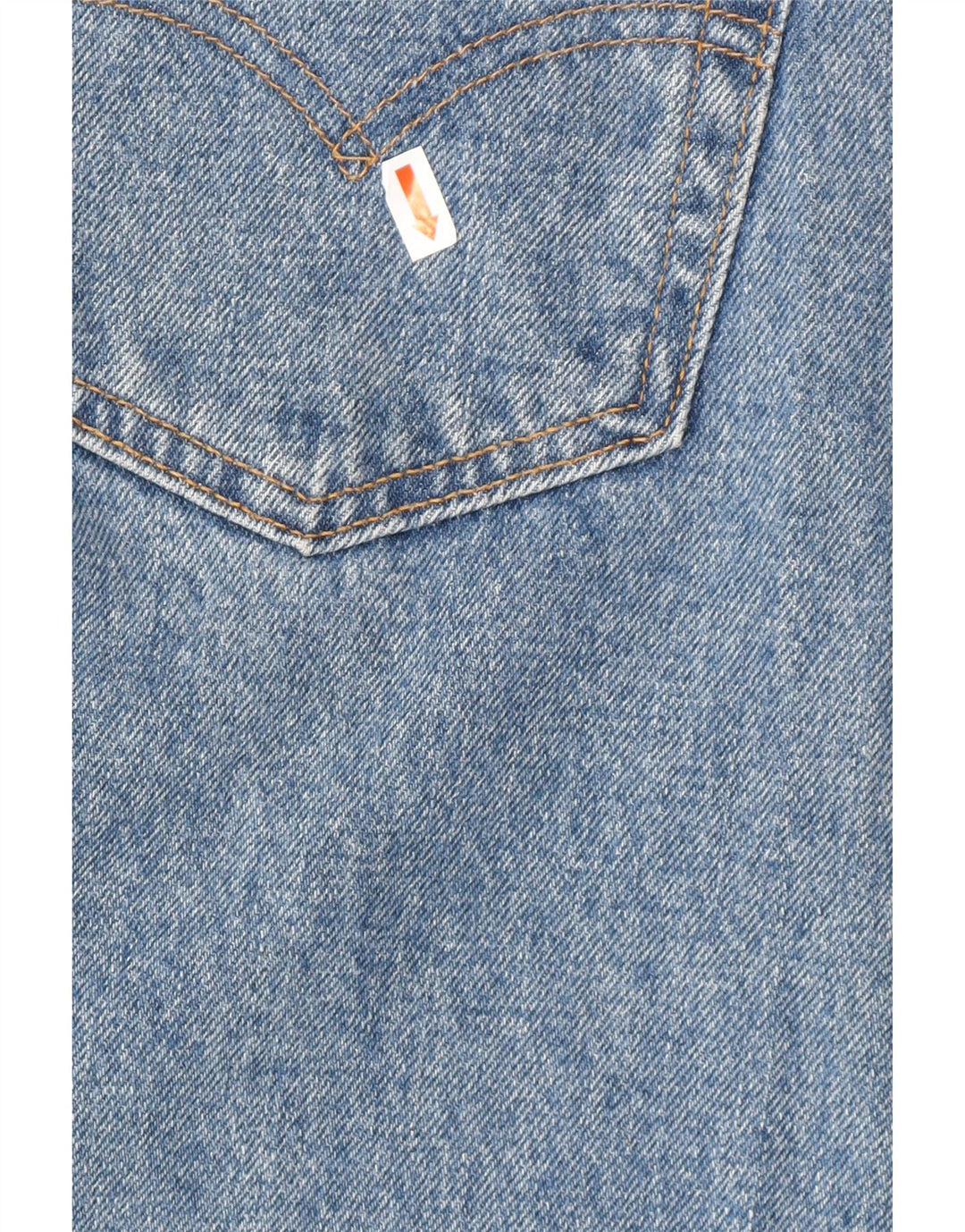 LEVI'S Mens 505 Regular Fit Straight Jeans W34 L32 Blue Cotton