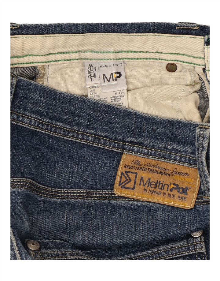 Meltin' Pot Γυναικείο ίσιο τζιν W33 L34 Μπλε βαμβακερό