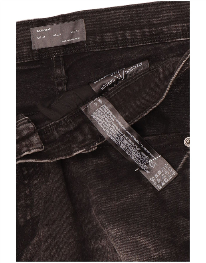 Zara Ανδρικό Slim Jeans EU 44 Large W34 L27 Γκρι βαμβακερό