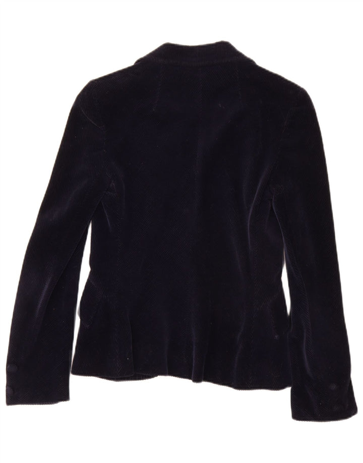 PIERRE D'ALBY Γυναικείο Κοτλέ 2 τεμαχίων Σετ Φούστα UK 10 Small W24 Navy Blue