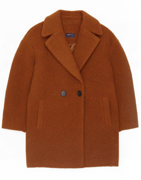 Marks & Spencer Γυναικείο Πανωφόρι από Faux Fur UK 14 Large Brown