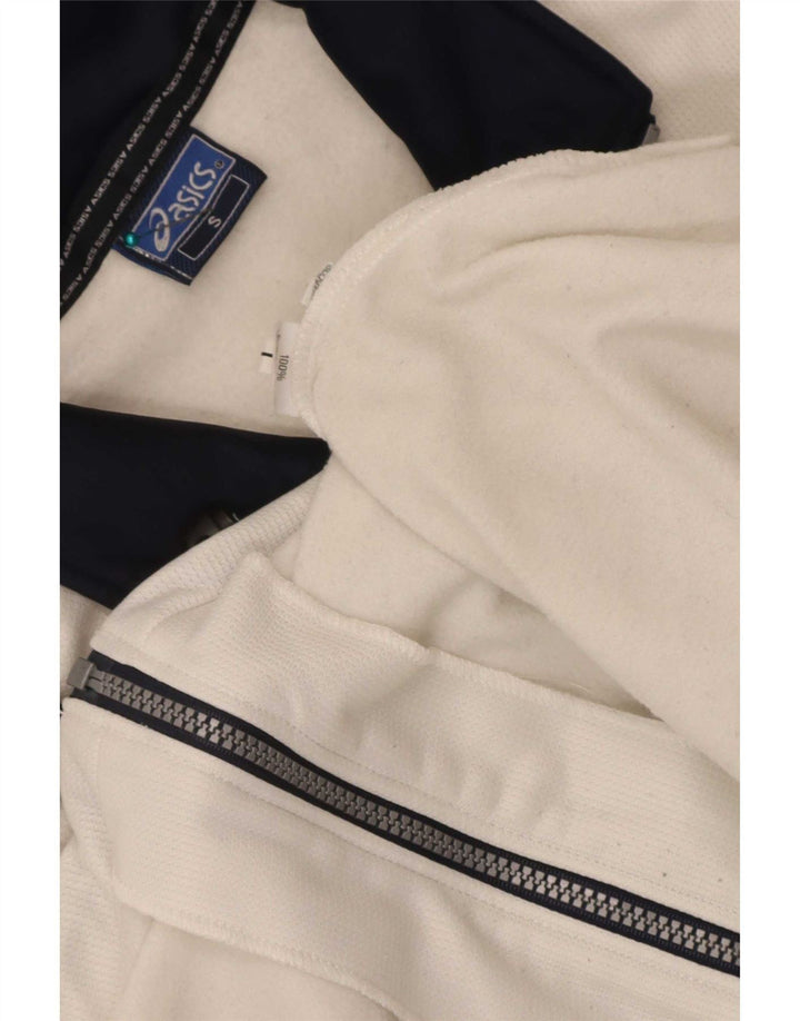 Ανδρική φόρμα Asics Top Jacket Small White Colourblock Polyester Sports