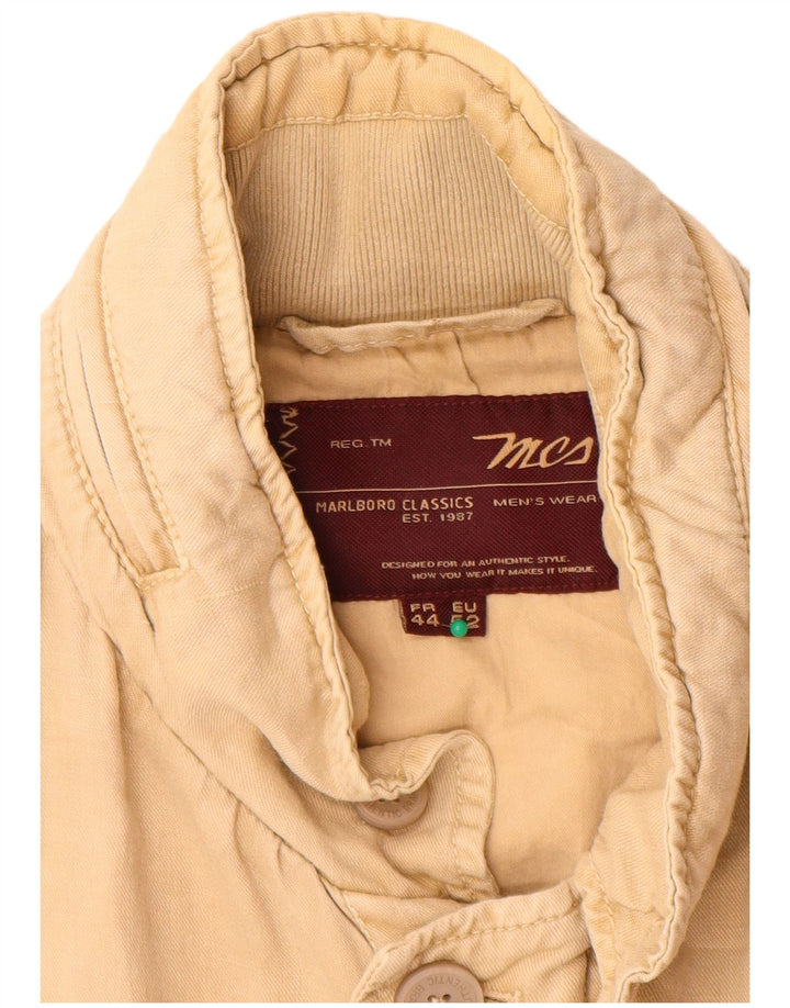 Ανδρικό στρατιωτικό μπουφάν Marlboro Classics EU 52 XL Μπεζ βαμβακερό