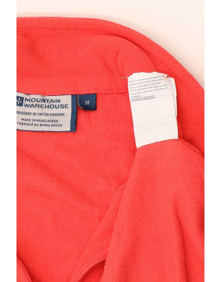 Mountain Warehouse Γυναικείο φερμουάρ Fleece Jumper UK 14 Medium Red Polyester