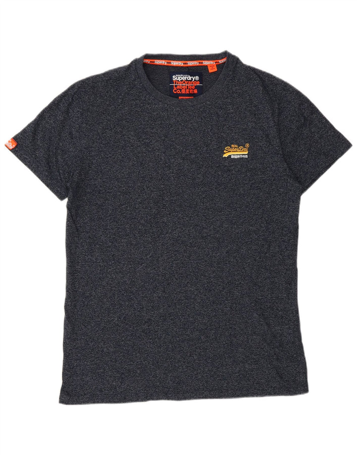 Ανδρικό T-Shirt Superdry Top Βαμβακερό μεσαίο μπλε ναυτικό