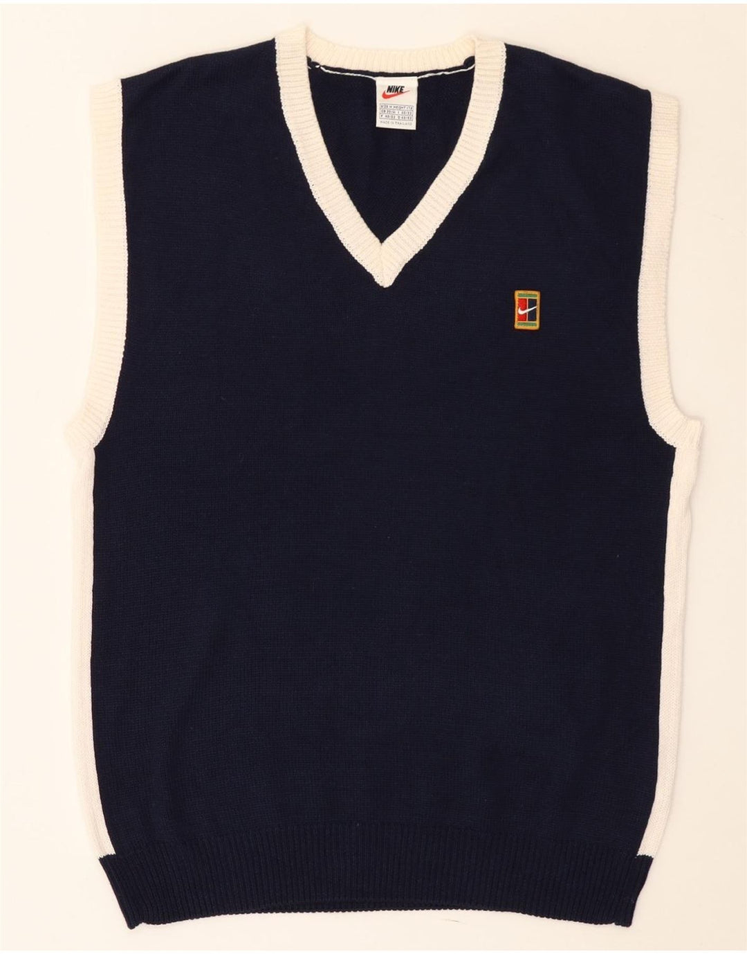 Ανδρικό γιλέκο Nike Tank Top UK 39/41 Medium Navy Blue Colorblock βαμβακερό