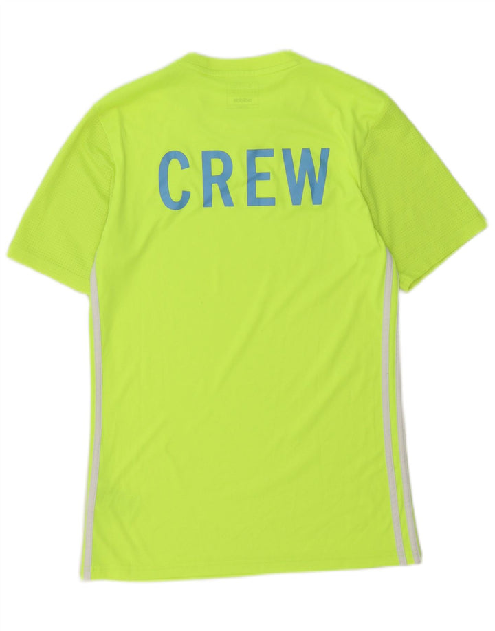 Ανδρικό γραφικό μπλουζάκι Adidas Slim Fit Top Small Green Polyester