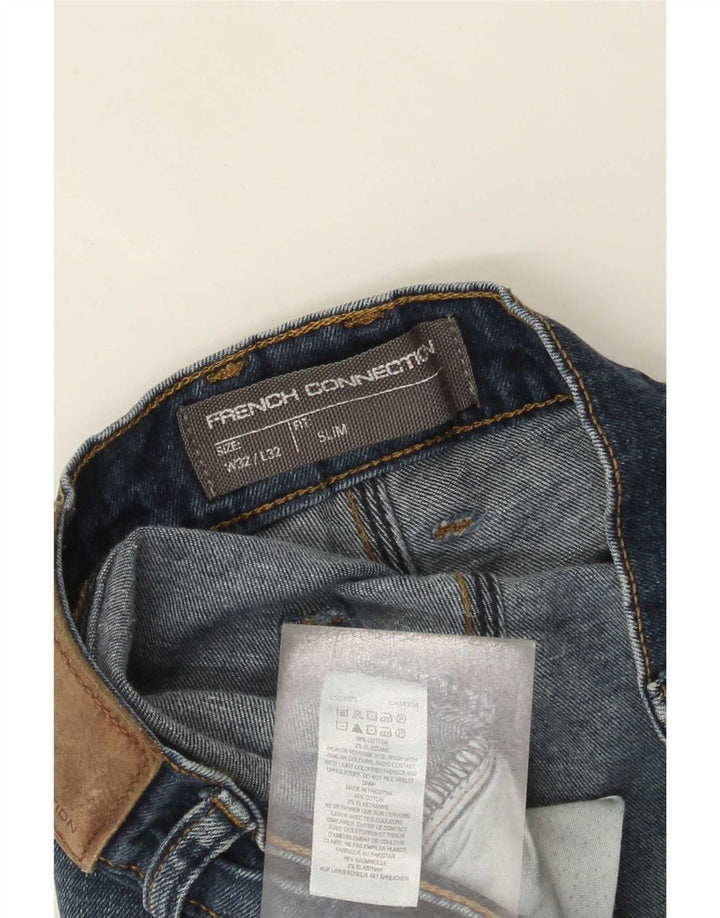 French Connection Ανδρικό Slim Jeans W32 L32 Μπλε βαμβακερό