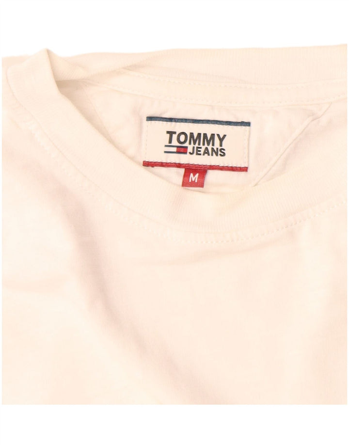Ανδρικό γραφικό τοπ Tommy Hilfiger με μακρυμάνικο λευκό