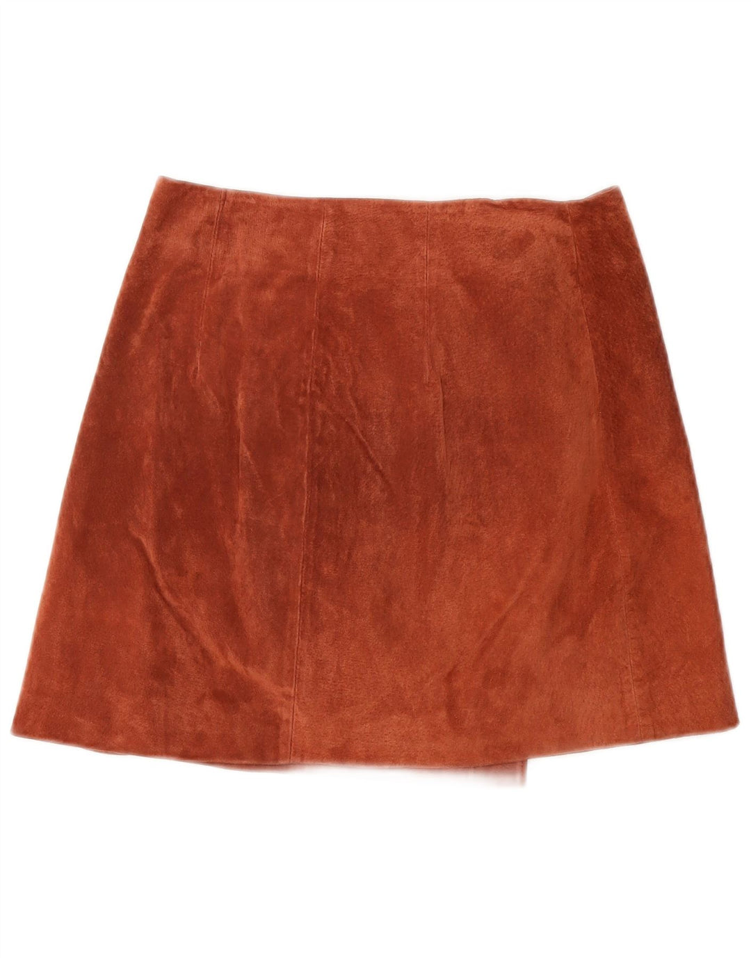Mango Γυναικεία Suede Φούστα Μικρή W26 Καφέ
