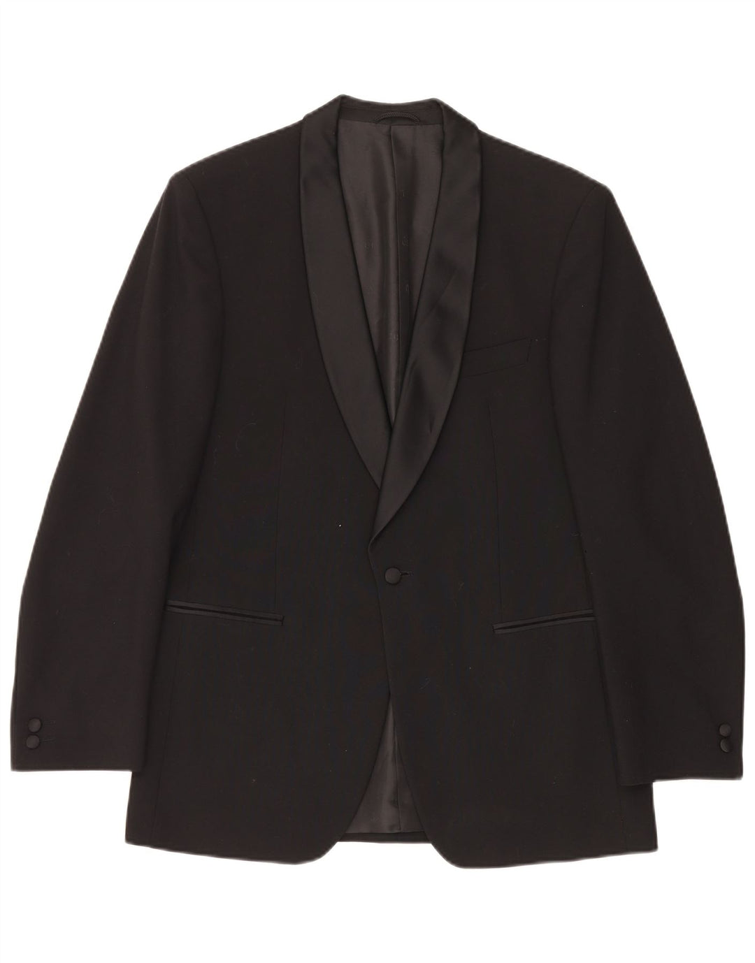 Ανδρικό σακάκι 1 κουμπιού Wilvorst UK 38 Medium Black New Wool