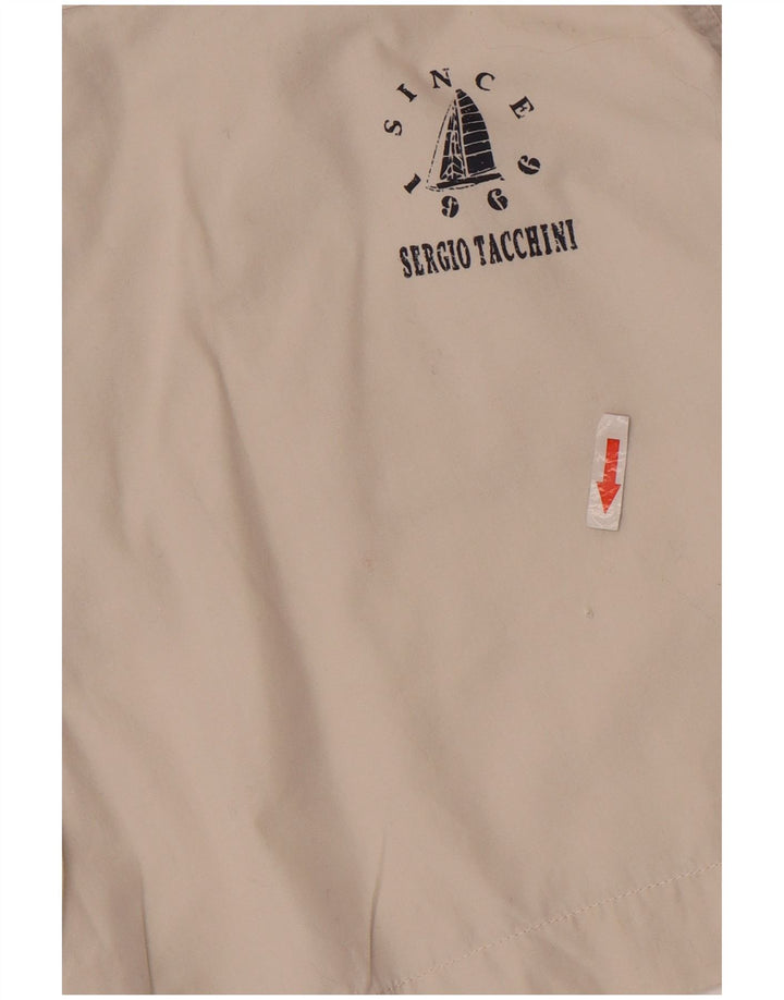 Sergio Tacchini Γυναικείο Casual Σορτς IT 42 Medium W30 Λευκό βαμβακερό