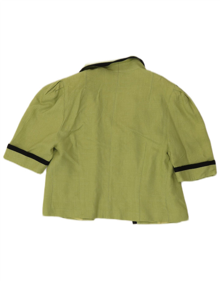 Hardob Γυναικείο Bolero Top UK 12 Μεσαία Πράσινη Βισκόζη