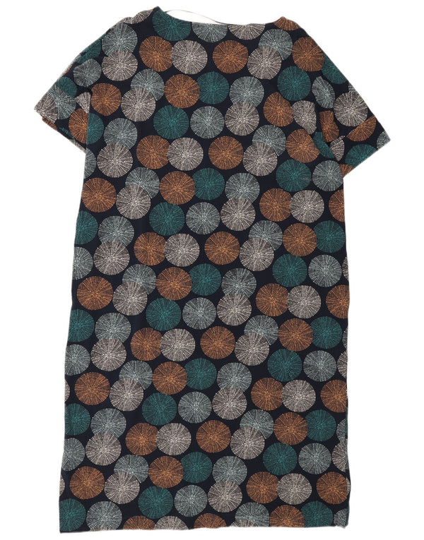 Seasalt Womens Shift Dress UK 20 2XL Navy Blue Geometric Cotton