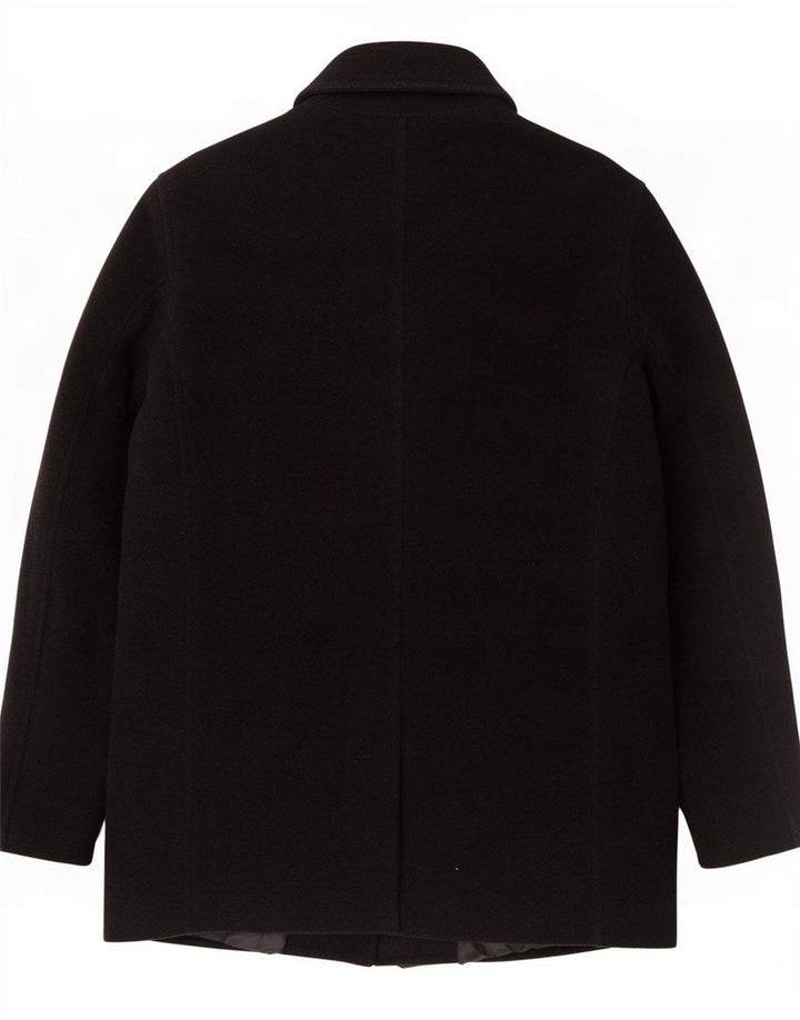 Zara Ανδρικό Πανωφόρι UK 42 XL Μαύρο Μάλλινο