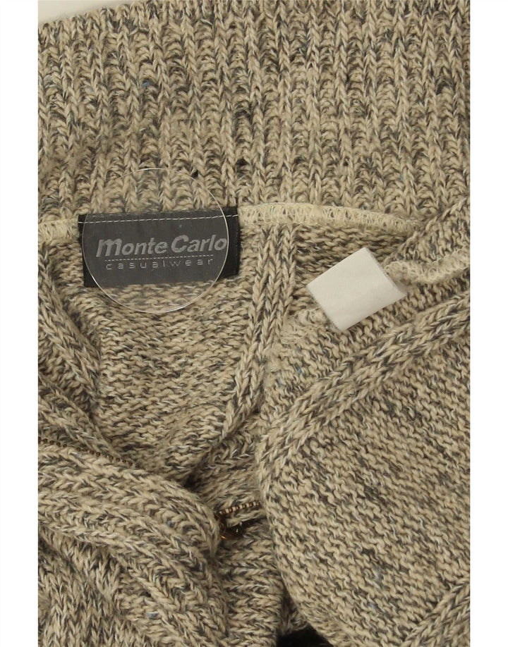 Ανδρικό πουλόβερ με φερμουάρ Monte Carlo IT 52 Large Grey Argyle/Diamond