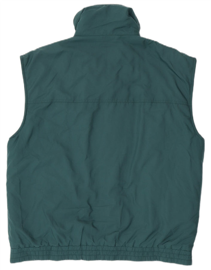 OLYMPIA Mens Gilet UK 40 Large Green Polyester