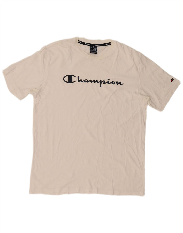 Ανδρικό γραφικό T-Shirt Champion Top XL Λευκό