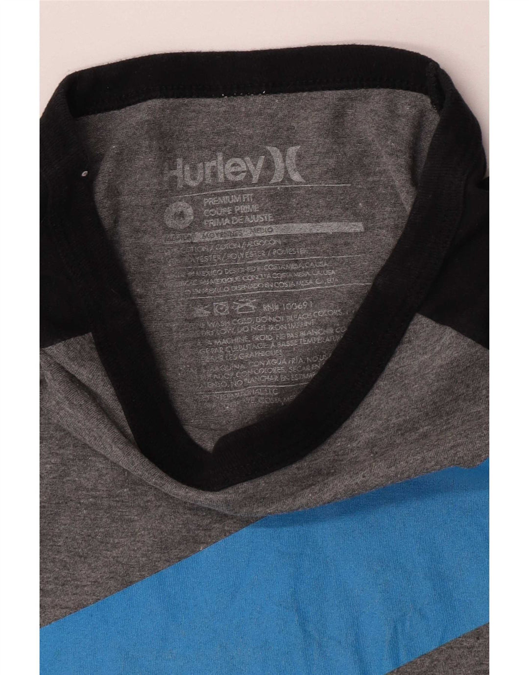 Hurley Boys Premium Fit Graphic Top Μακρύ μανίκι 15-16 ετών Μεσαίο γκρι