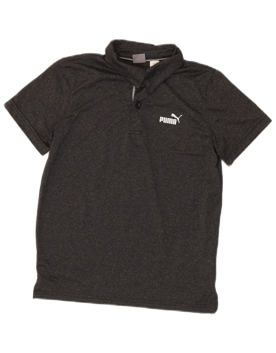Puma Boys Polo πουκάμισο 10-11 ετών Medium Grey Flecked Polyester