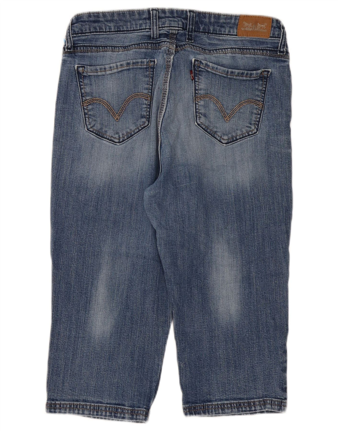 LEVI'S Γυναικείο Capri Jeans US 12 Large W31 L18 Μπλε βαμβακερό