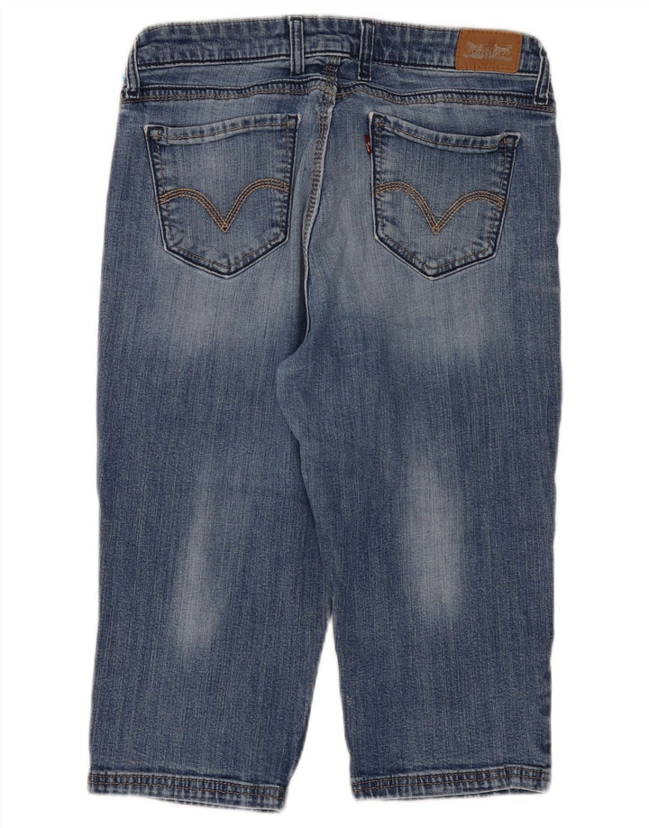 LEVI'S Γυναικείο Capri Jeans US 12 Large W31 L18 Μπλε βαμβακερό