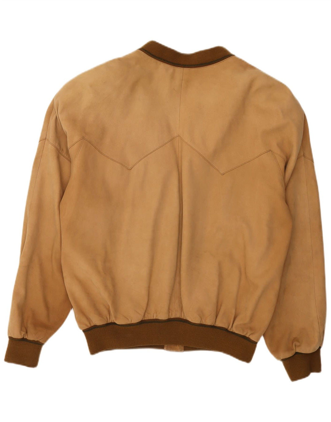 Toni Mir Ανδρικό Suede Bomber Jacket UK 42 XL Καφέ Δερμάτινο