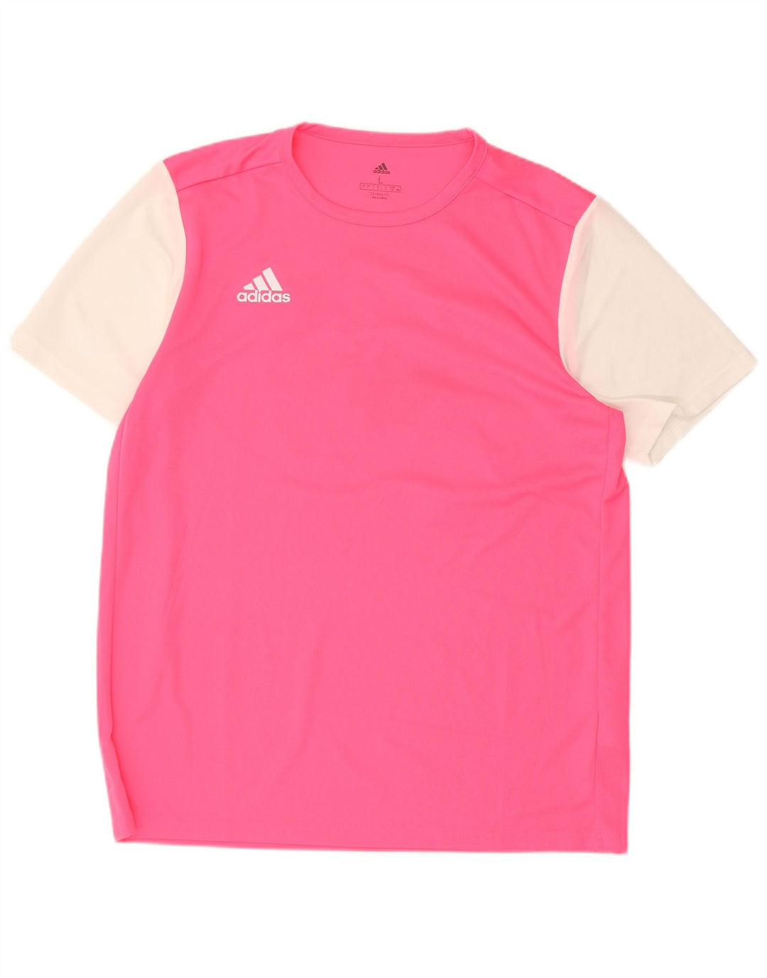 Ανδρικό γραφικό μπλουζάκι ADIDAS Climalite Top μεγάλο ροζ έγχρωμο πολυεστέρας