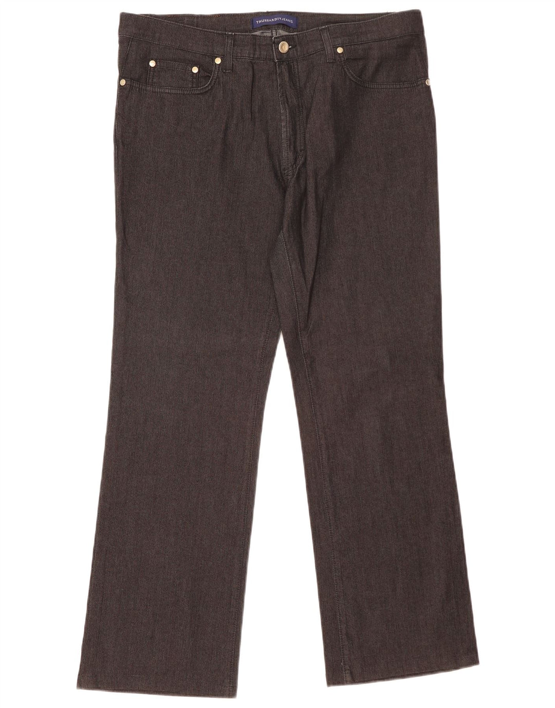 Trussardi Γυναικείο Τζιν μποτάκι W34 L29 Μαύρο βαμβακερό