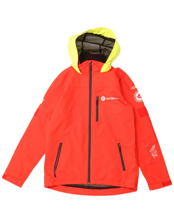Ανδρικό μπουφάν βροχής με κουκούλα HELLY HANSEN 36 Small Red Colourblock