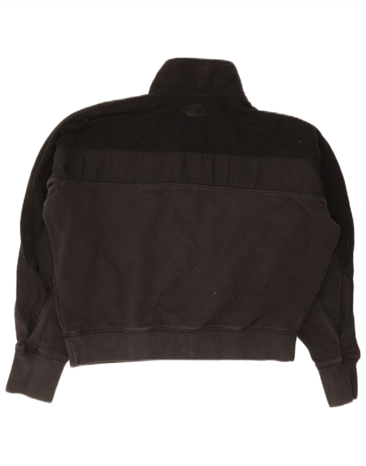 Superdry Γυναικεία φούτερ με μεγάλο μέγεθος Crop Jumper UK 12 Medium Black