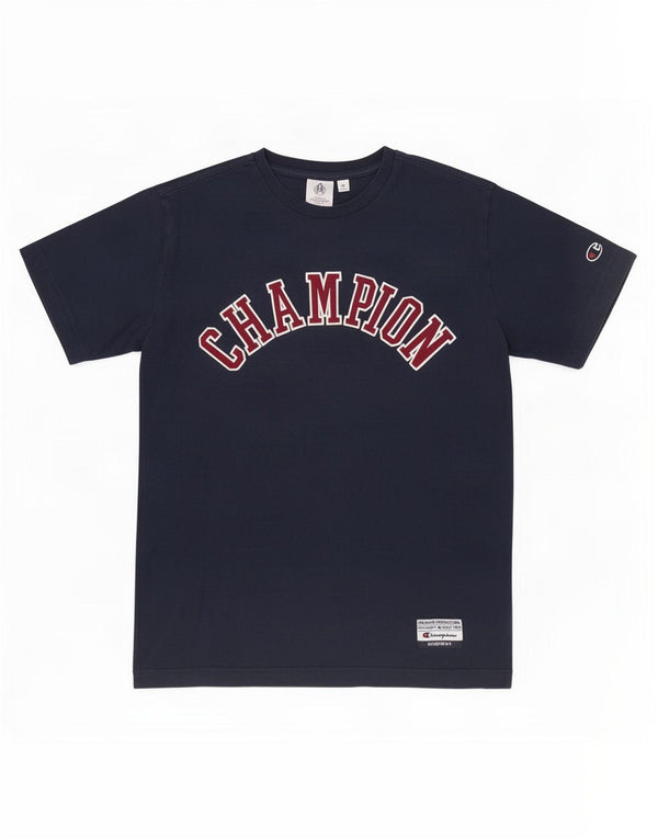 Ανδρικό γραφικό μπλουζάκι Champion Top Medium Navy Blue βαμβακερό