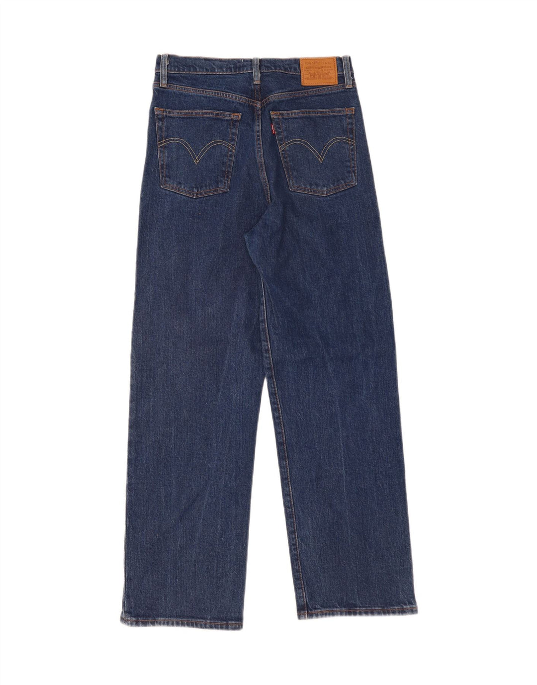 LEVI'S Γυναικείο Ribcage Straight Jeans W30 L29 Μπλε βαμβακερό