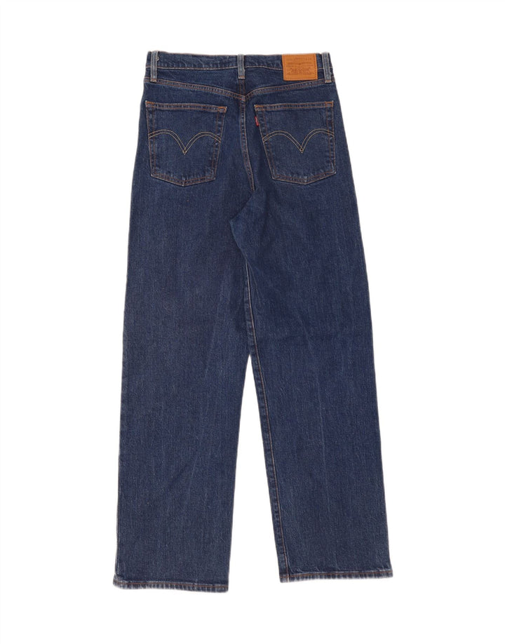 LEVI'S Γυναικείο Ribcage Straight Jeans W30 L29 Μπλε βαμβακερό