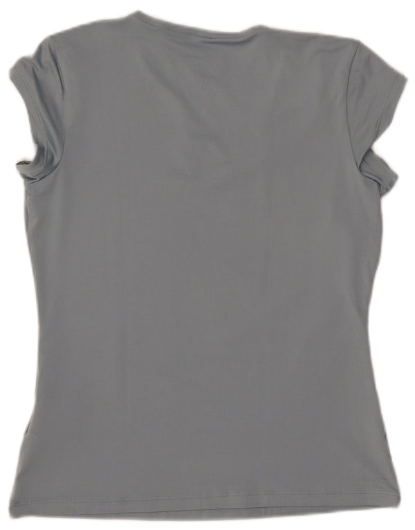 Γυναικείο T-shirt NIKE Dri Fit Top UK 14 Large Blue Polyester