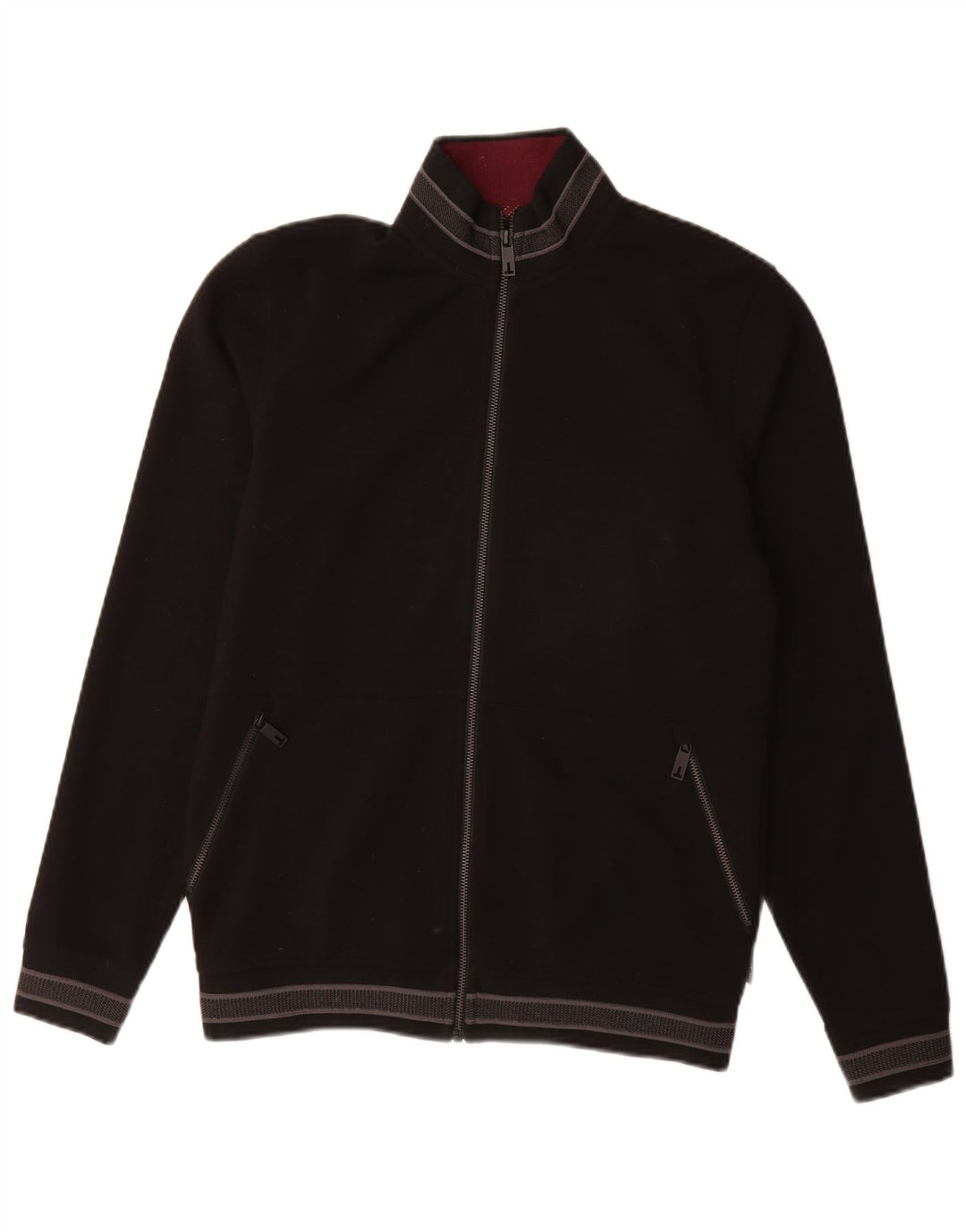 Ανδρική φόρμα Ted Baker Top Jacket Size 2 Small Black Polyester