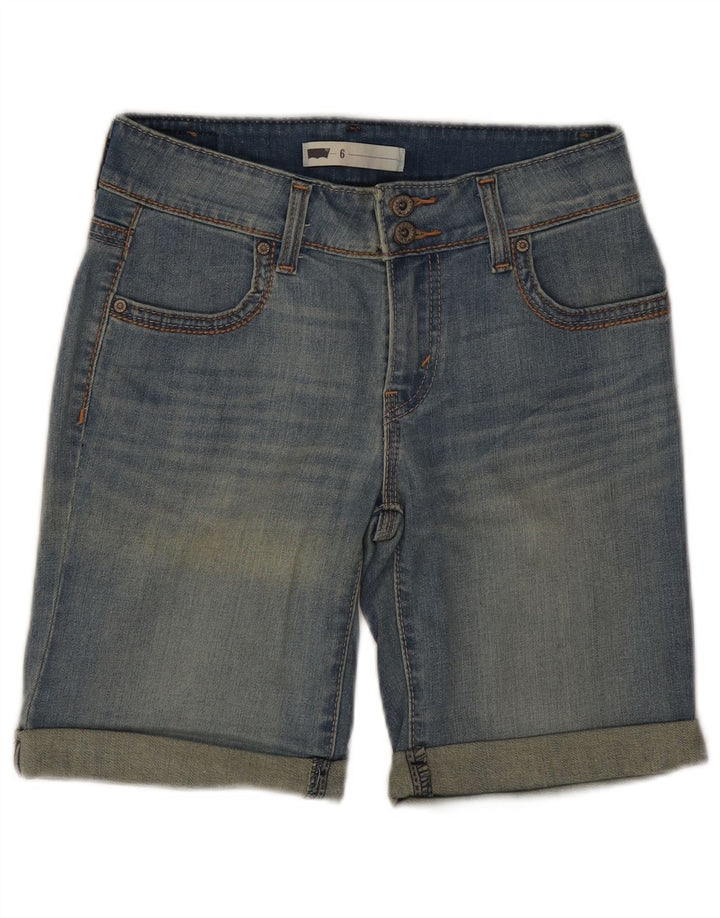Γυναικείο τζιν σορτς Levi's US 6 Medium W28 Μπλε βαμβακερό