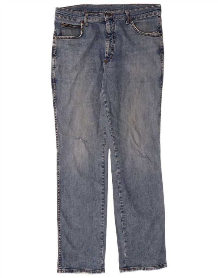 Ανδρικό τζιν ίσιο Wrangler W36 L34 Blue Cotton Classic